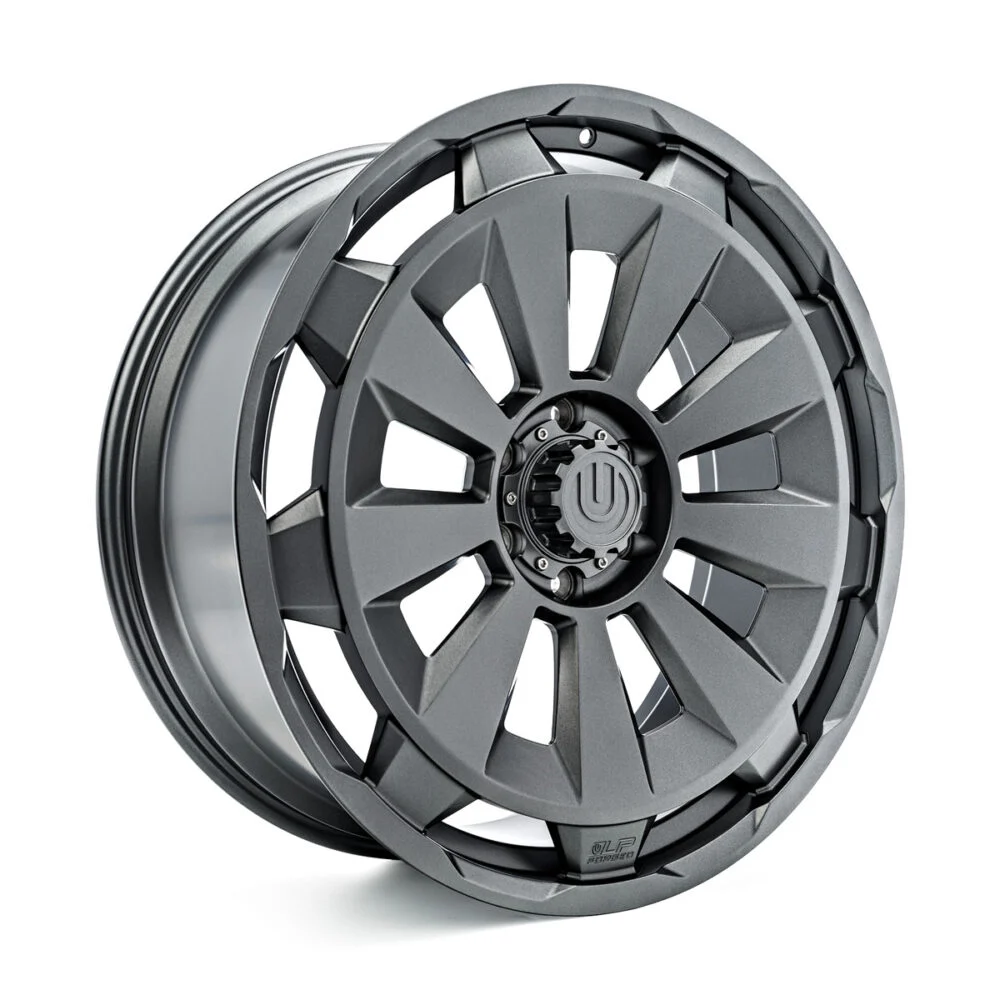 satin titanium